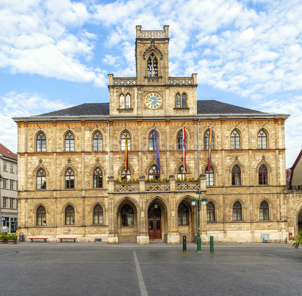 Stockfoto: Stadhuis · Duitsland · unesco · wereld · erfgoed · plaats