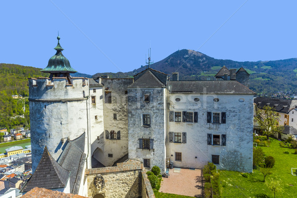Stock photo: view to the old castle Hohensalzburg
