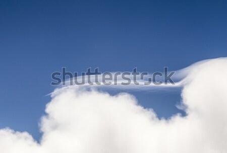 beautiful clouds gives a harmonic pattern  Stock photo © meinzahn