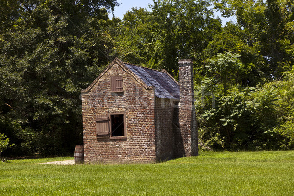 Alten Slave South Carolina Bauernhof Landwirtschaft Landwirt Stock foto © meinzahn