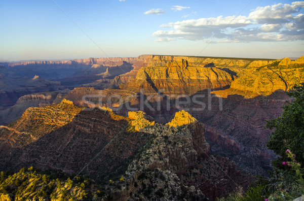 colorful Sunset at Grand Canyon seen from Mathers Point, South Rim Stock photo © meinzahn