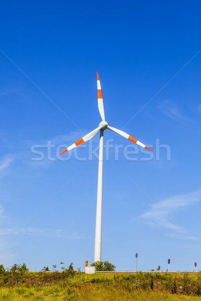 Wiatrak energii lata wietrzyk ulicy technologii Zdjęcia stock © meinzahn