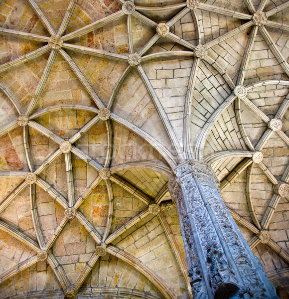 монастырь красивой Лиссабон фон красоту Церкви Сток-фото © meinzahn