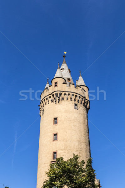 Eschenheimer Turm (Eschenheim Tower) was a city gate, part of la Stock photo © meinzahn