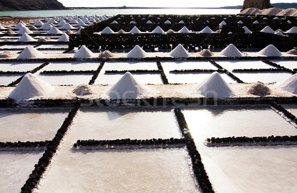 Salt will be produced in the old historic saline Stock photo © meinzahn