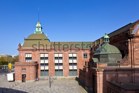 famous classsicistic old train station in Wiesbaden  Stock photo © meinzahn