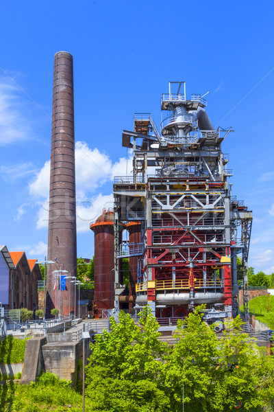old iron works monuments in Neunkirchen Stock photo © meinzahn