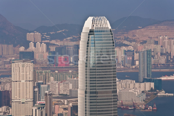 香港 ピーク 建物 太陽 自然 ストックフォト © meinzahn