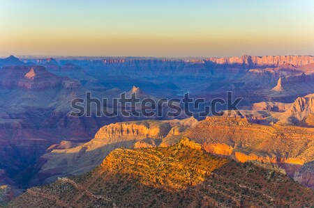 Colorato tramonto Grand Canyon punto meridionale Foto d'archivio © meinzahn