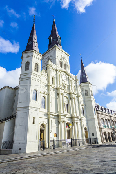 Beautiful Saint Louis Cathedral in the French Quarter in New Orl Stock photo © meinzahn