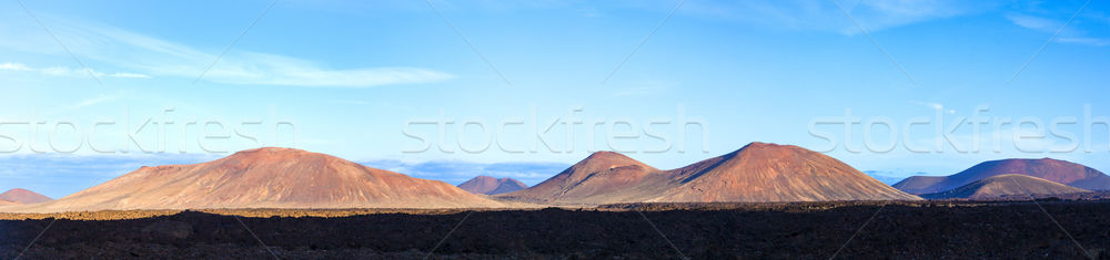 National Park Timanfaya in Lanzarote, Canary Islands, Spain Stock photo © meinzahn