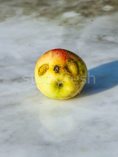 Frischen Äpfel funny wie Double Ei Stock foto © meinzahn