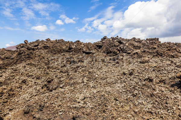 volcanic area in Lanzarote Stock photo © meinzahn