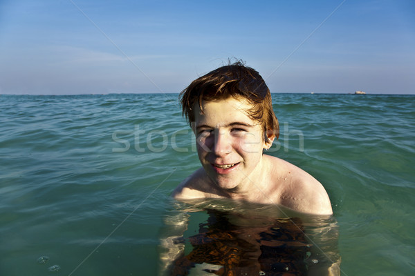 мальчика воды красивой Сток-фото © meinzahn