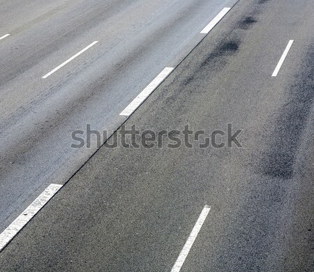 empty highway in ther morning without cars Stock photo © meinzahn