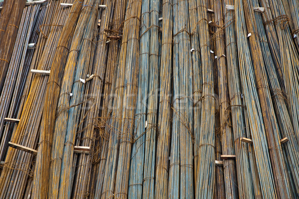 Ijzer beton bouw kant mooie structuur Stockfoto © meinzahn
