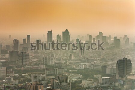 Stok fotoğraf: Görmek · Bangkok · ufuk · çizgisi · ofis · bloklar