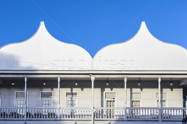 typical wooden historic architecture from early last century dow Stock photo © meinzahn