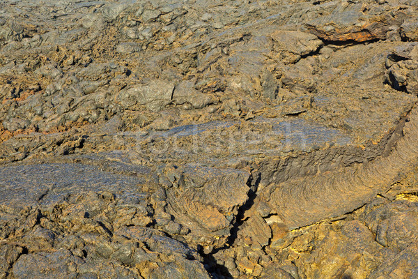 Stones of volcanic flow give a beautiful  structure Stock photo © meinzahn