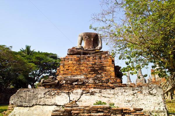 Faimos templu Buddha statuie altar regal Imagine de stoc © meinzahn