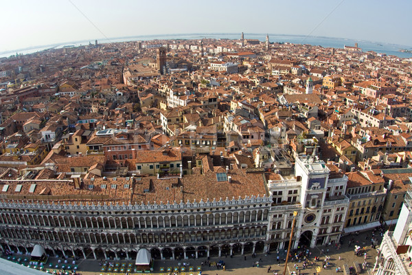 overlooking the beautiful city and old palaces  of venice with t Stock photo © meinzahn