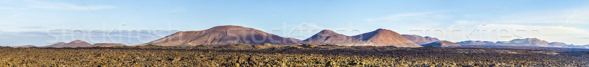 National Park Timanfaya in Lanzarote, Canary Islands, Spain Stock photo © meinzahn