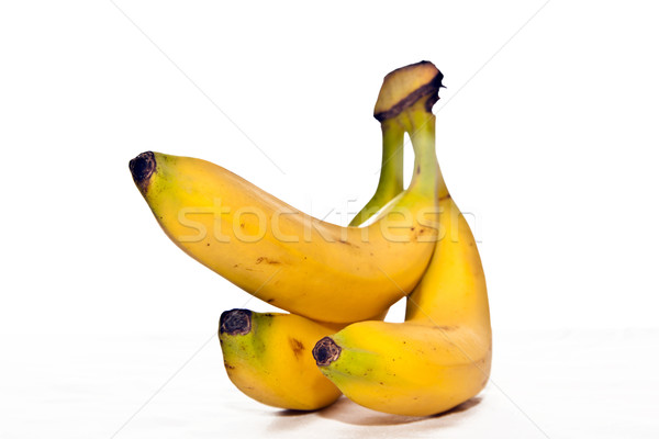 表示 バナナ 孤立した 白 食品 ストックフォト © meinzahn