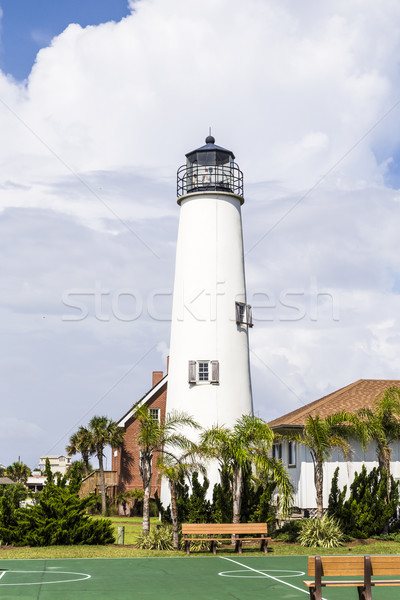 Lighthouse on St. George Island near Apalachicola, Florida, USA Stock photo © meinzahn