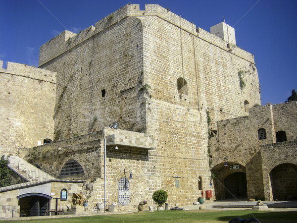 old crusader fortress in Akko Stock photo © meinzahn