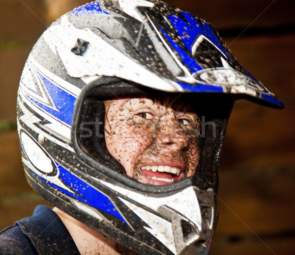 boy enjoys Quad driving Stock photo © meinzahn