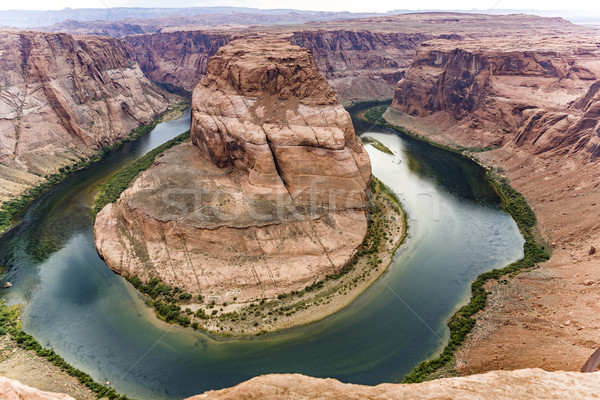 Stockfoto: Romantische · hoefijzer · pagina · Arizona · rivier