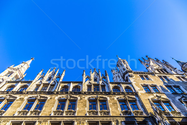 Detail of the town hall on Marienplatz, Munich  Stock photo © meinzahn