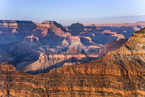 壯觀 日落 大峽谷 亞利桑那 性質 山 商業照片 © meinzahn