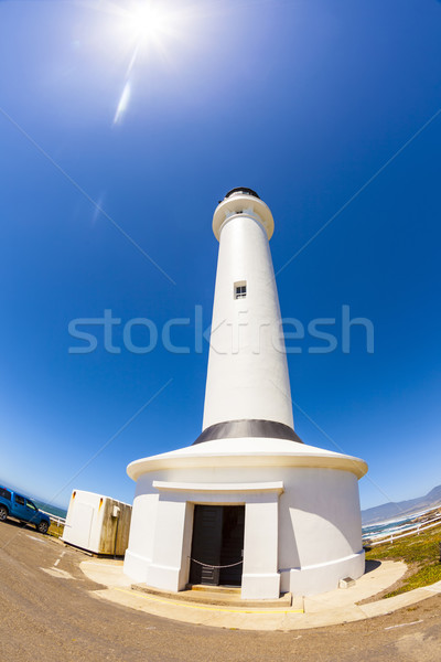 famous Point Arena Lighthouse in California Stock photo © meinzahn