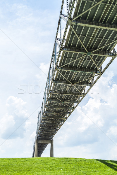 Сток-фото: моста · крестов · Миссисипи · Blue · Sky · трава · зеленый