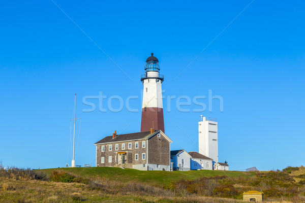 Stock photo: Montauk Point Light, Lighthouse, Long Island, New York, Suffolk 
