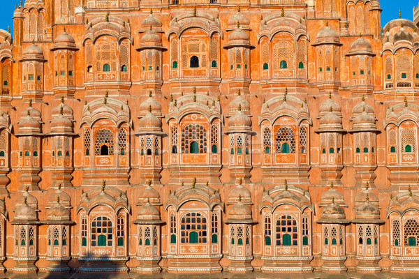 Stock photo: Hawa Mahal, the Palace of Winds, Jaipur, Rajasthan, India. 