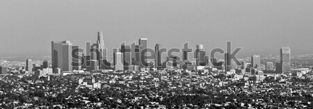 Panoramę Los Angeles chmury budynku krajobraz budynków Zdjęcia stock © meinzahn
