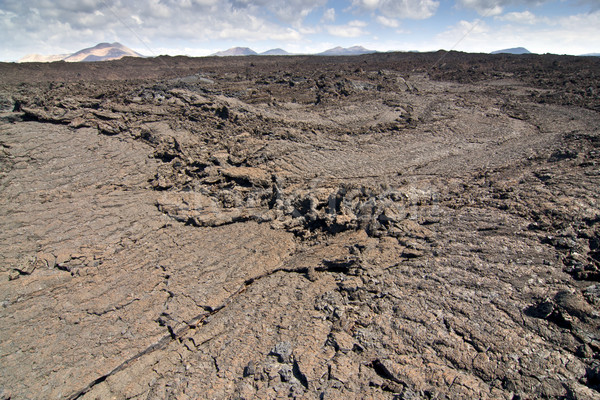 Stock photo: vulcanic landscape 