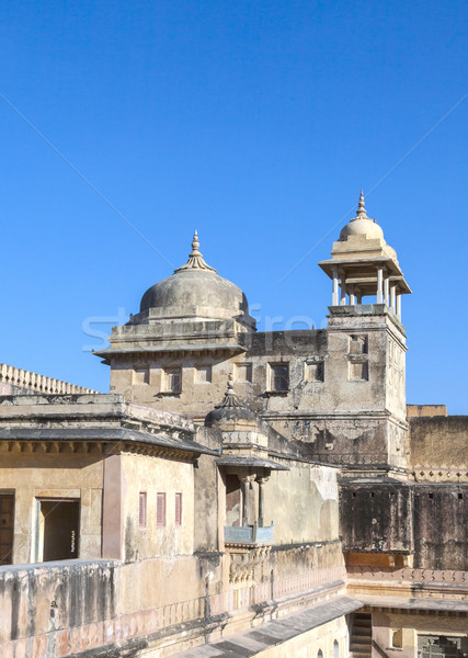 ünlü kehribar kale Hindistan 12 2011 Stok fotoğraf © meinzahn