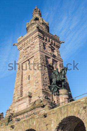 Wilhelm I Monument on Kyffhaeuser Mountain Thuringia, Germany Stock photo © meinzahn