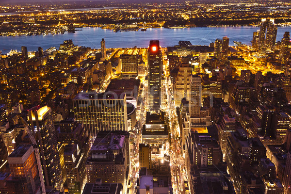 New York by night  Stock photo © meinzahn