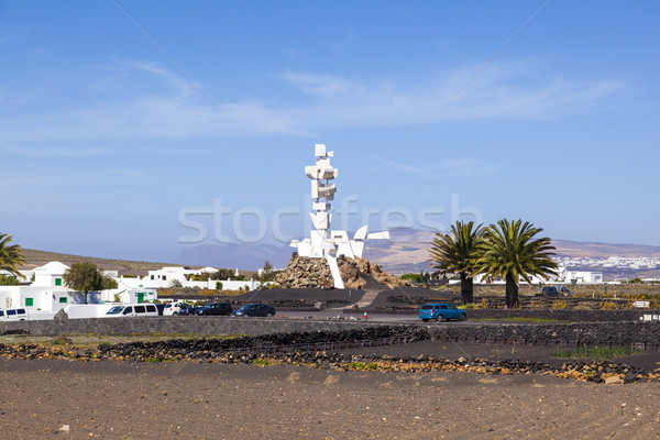 View of Al Campesino Monument ( Lanzarote Island Spain )  Stock photo © meinzahn