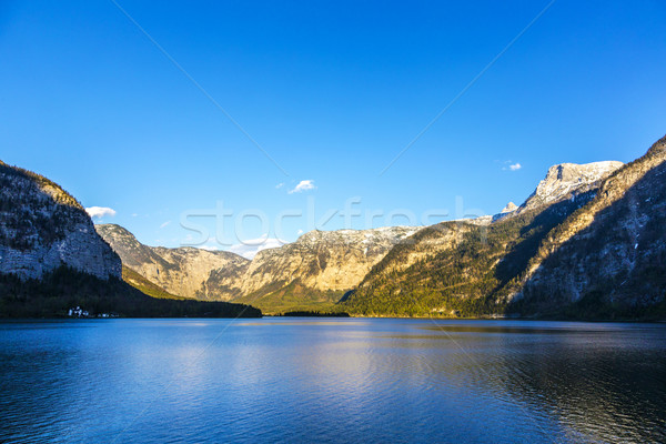 view over lake Hallstatt Stock photo © meinzahn