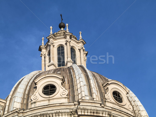 キューポラ ローマ イタリア 青空 市 教会 ストックフォト © meinzahn