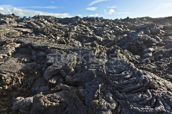 Stones of volcanic flow give a beautiful  structure Stock photo © meinzahn