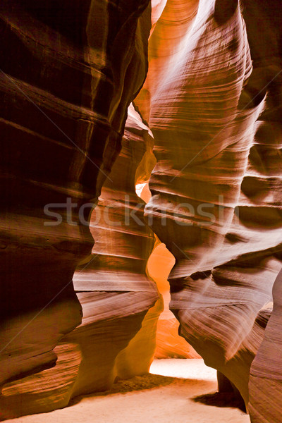 Stock foto: Schlitz · Canyon · Seite · Arizona · Landschaft · orange