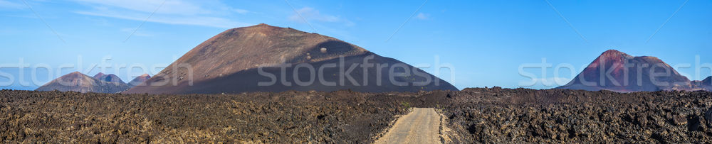 volcano in timanfaya national park in Lanzarote, Spain  Stock photo © meinzahn