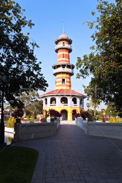The Royal Residence (Phra Thinang) and Sages Lookout Tower (Ho W Stock photo © meinzahn