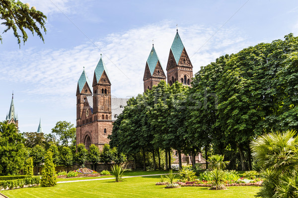 View on the Church of the Redeemer is an Evangelical  church in  Stock photo © meinzahn